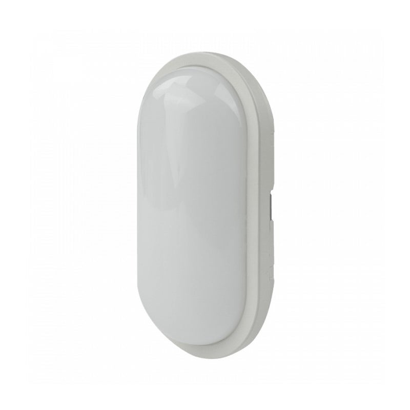 Plafon Torton owalny biały LED 15W 4000K 1350lm wym: 6,5 x 11,2 cm IP65 tworzywo sztuczne Ecolight