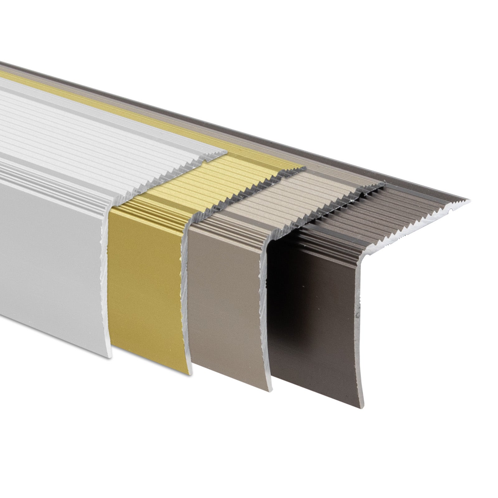Bordure D'escalier Auto-adhésive Métal – 36 Pouces (env. 91 Cm), Couleur Spice