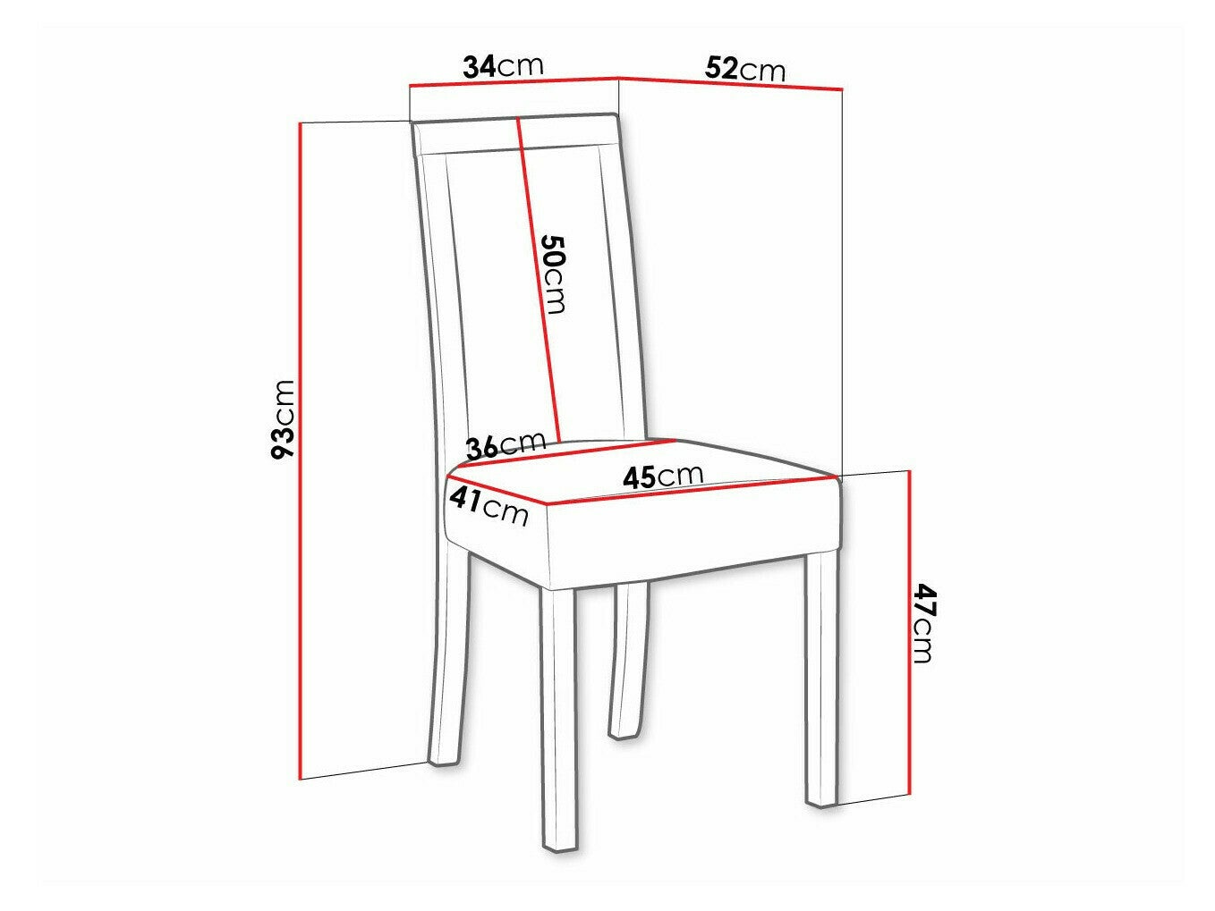 Silla Victorville 161, Verde, Roble Sonoma, 93x45x41cm, Tapiz, De madera, Madera, Muebles ya montados - 4
