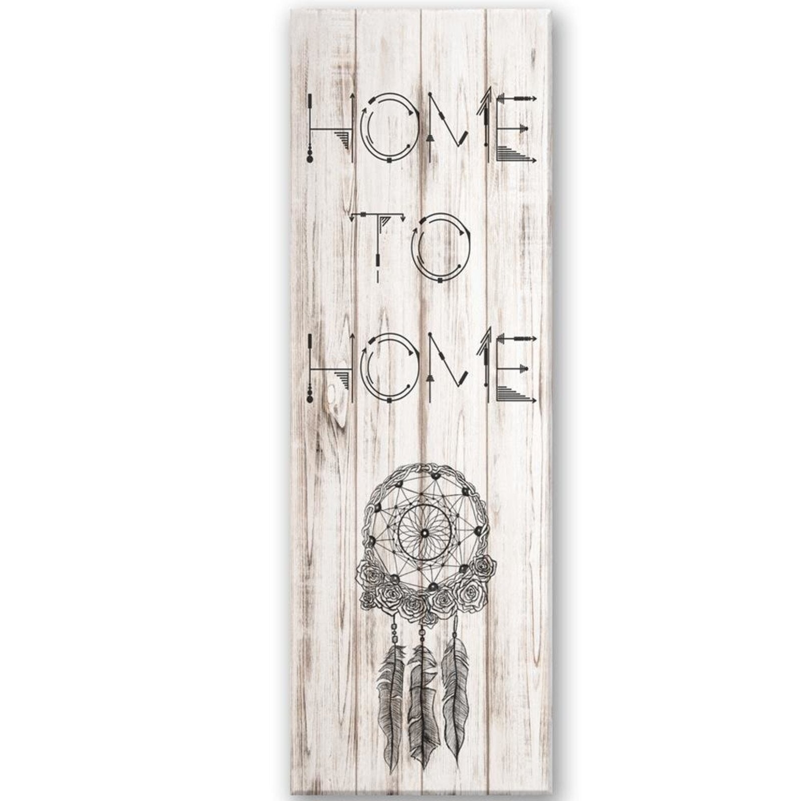 Tableau citation de capteur de rêves - 50 x 150 cm - 2