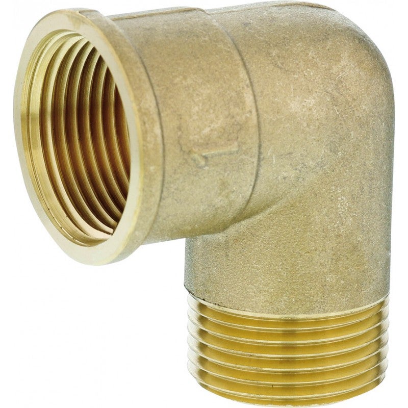 Raccords En Laiton 90° - 2 Pièces Coudées 3/4 Pouce Pour Plomberie, Chauffage, Irrigation - Connexion étanche Et Durable - 11