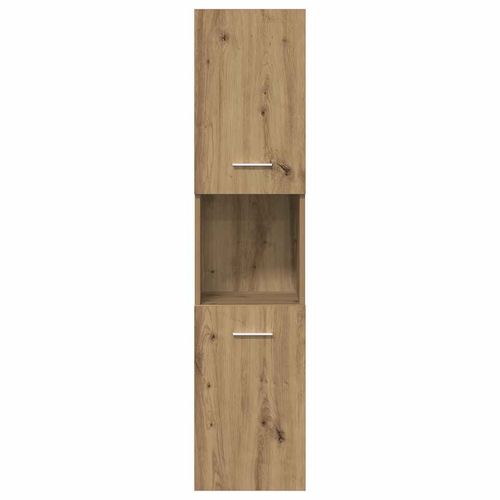 Set di mobili da bagno in legno composito da 3 pezzi - 5