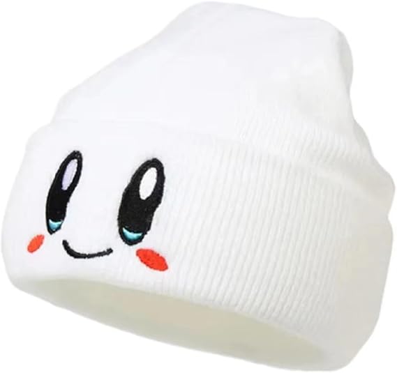 Cappello lavorato a maglia ricamato personalizzato nero con cuciture a testo - per bambini, uomini, donne - cappello invernale