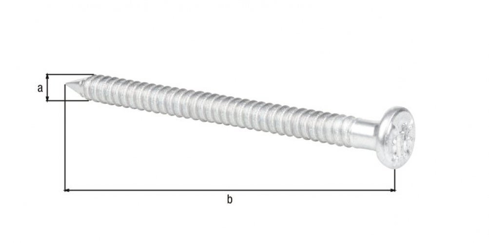 Chiodi Di Ancoraggio Alberts - Zincati, 4x60 Mm | Confezione Da 250 Pezzi - Foto 7
