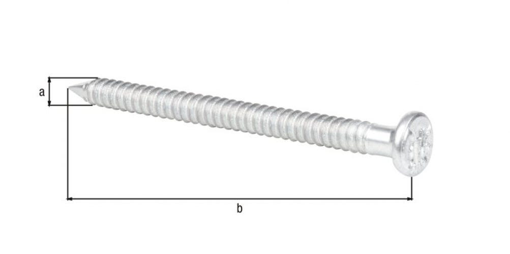 Chiodi Di Ancoraggio Alberts - Zincati, 4x60 Mm | Confezione Da 250 Pezzi - Foto 7