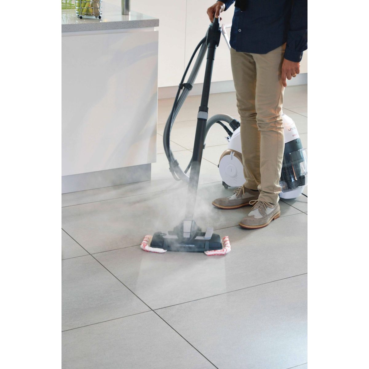 POLTI UNICO MCV85 TOTAL CLEAN & TURBO, Aspirateur et nettoyeur vapeur, 6 bar, élimine 99,99%* des virus, germes et bactéries - 5