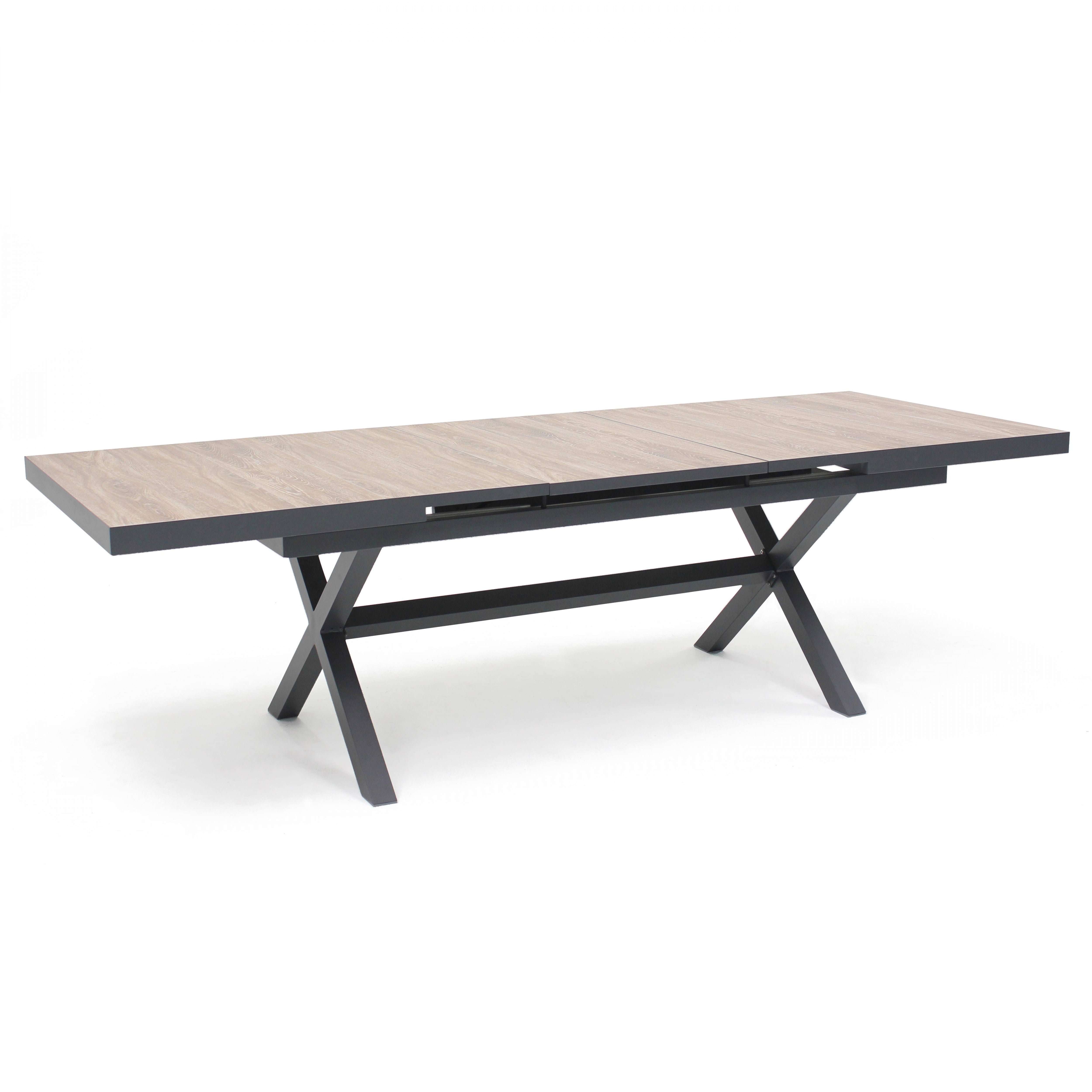 Table extensible aluminium et céramique avec 10 chaises , Tivoli - Oviala - 5