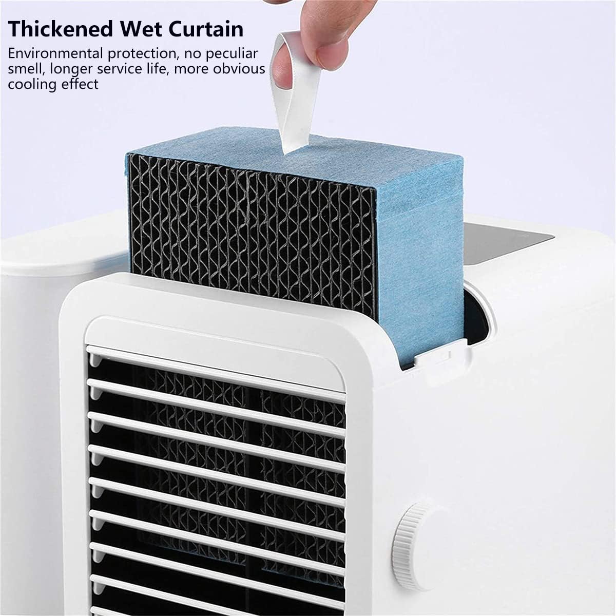 NICOLA Mini Ar Condicionado Portátil 3 em 1, Refrigerador Evaporativo, Humidificador e Purificador, Depósito 1000 ml, Ventoinha USB de Mesa - 9