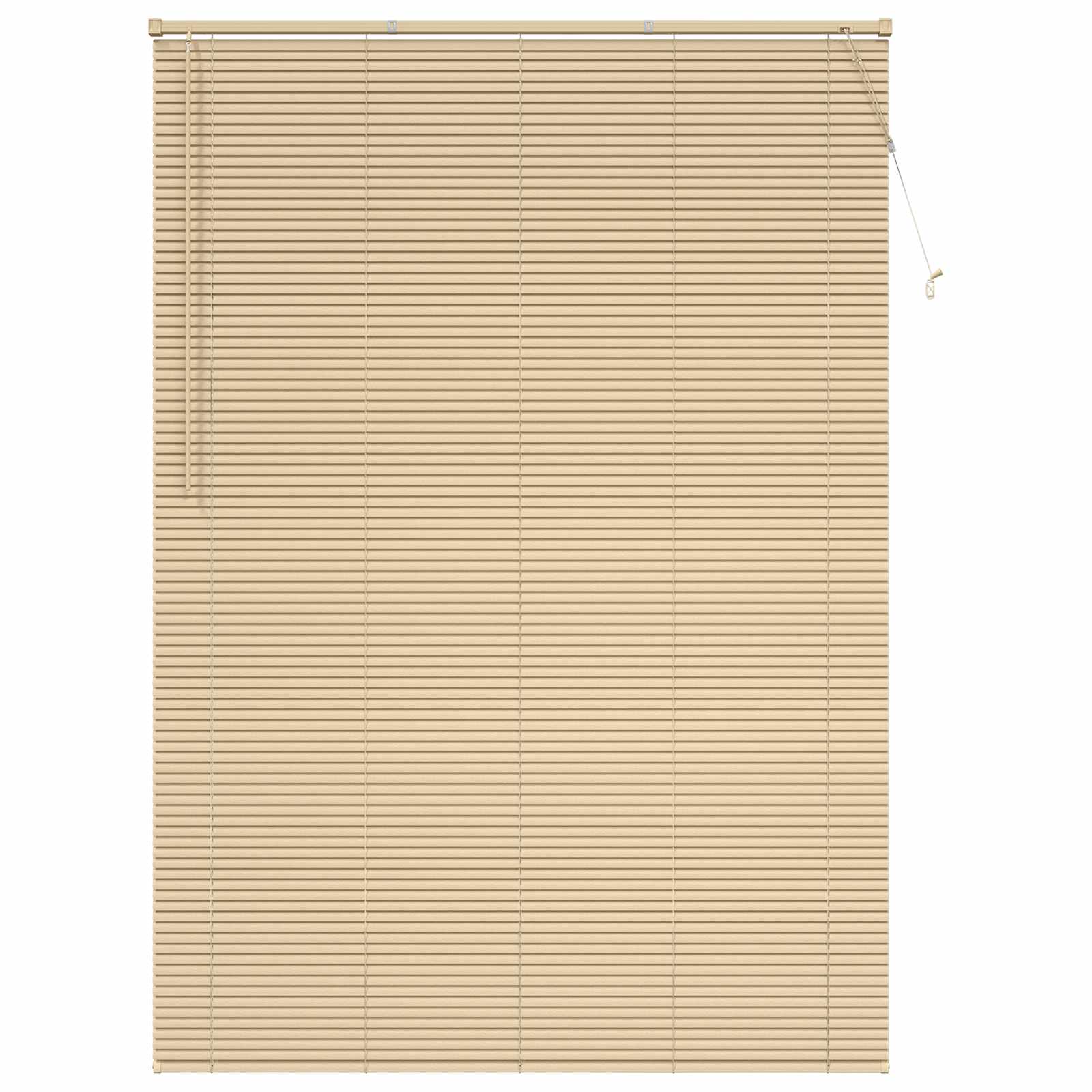 Persiana veneziana marrom-clara com estampa, 213 x 150 cm, PVC - 2