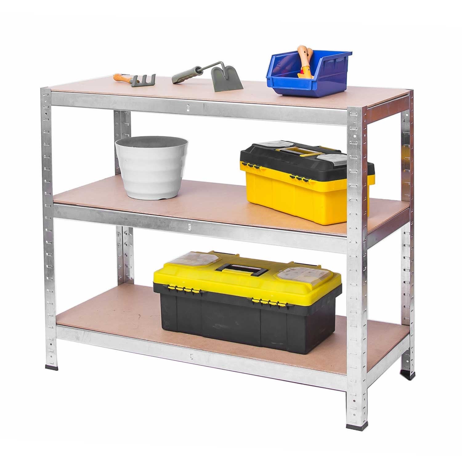 Étagère Métallique Renforcée Humberg 180x90x40 cm pour Rangement - 3