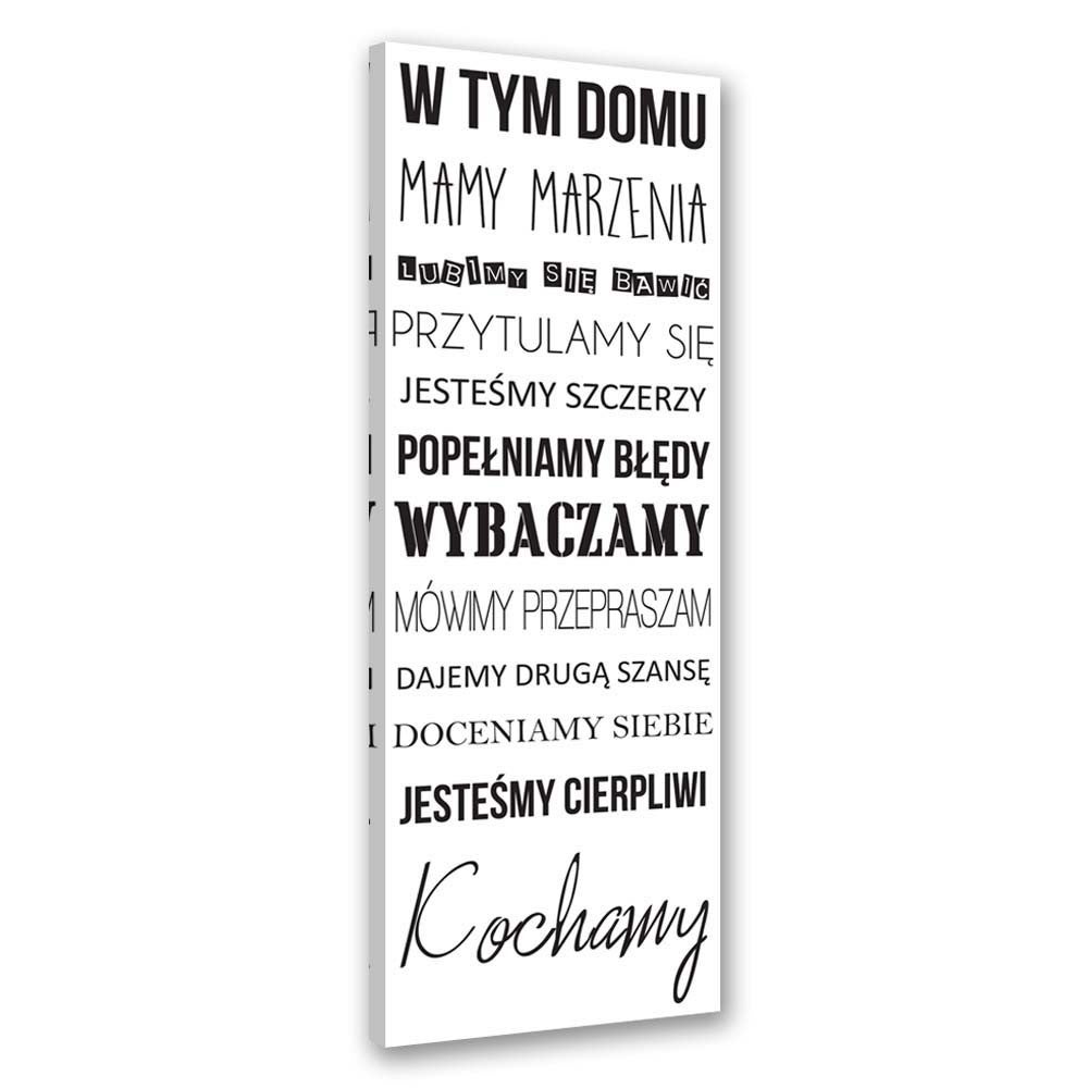 Obraz na płótnie, W naszym domu 60x90