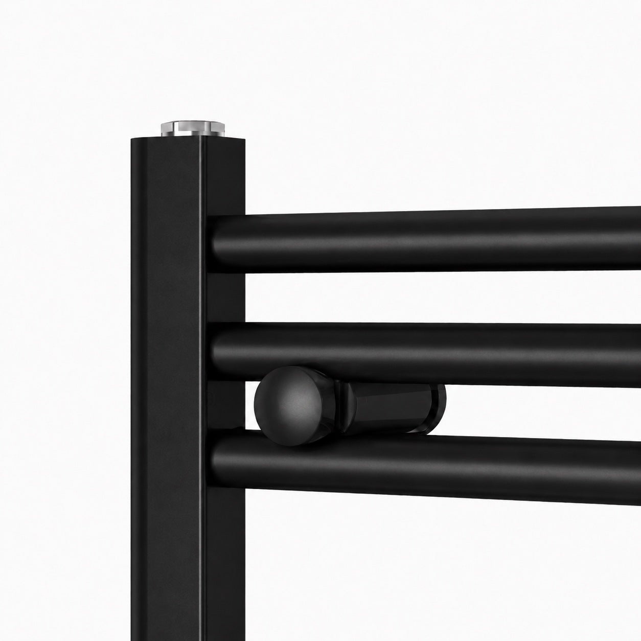 Radiador Toallero Eléctrico Negro 40x120 cm con Termostato 600W-Elegant Radiators - 3
