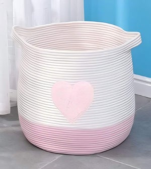 Panier De Rangement En Tissu Teddy Bear - Rose Clair/lapin - Home All | H&M FR