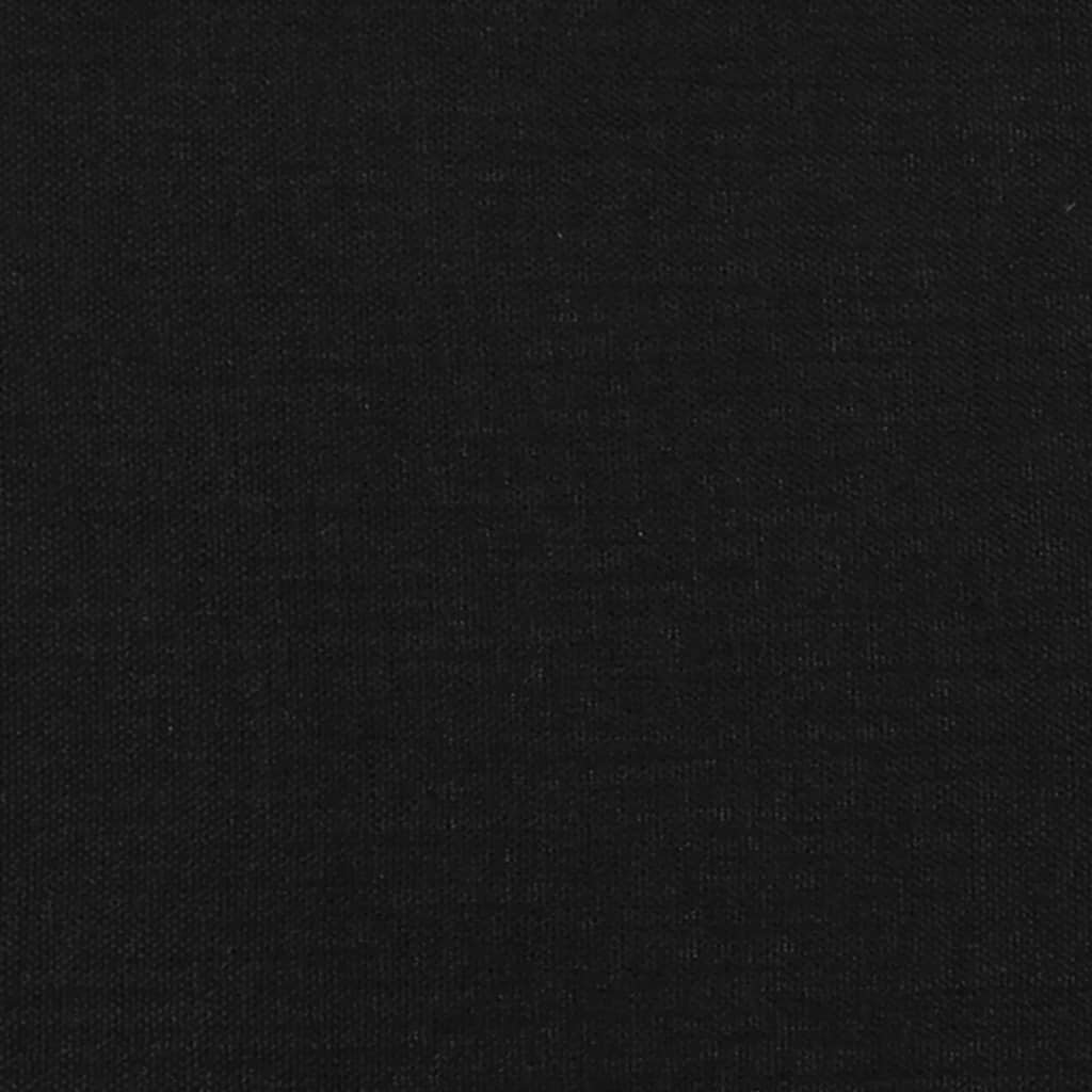 Cadre de lit sans matelas noir 120 x 190 cm en tissu - 8