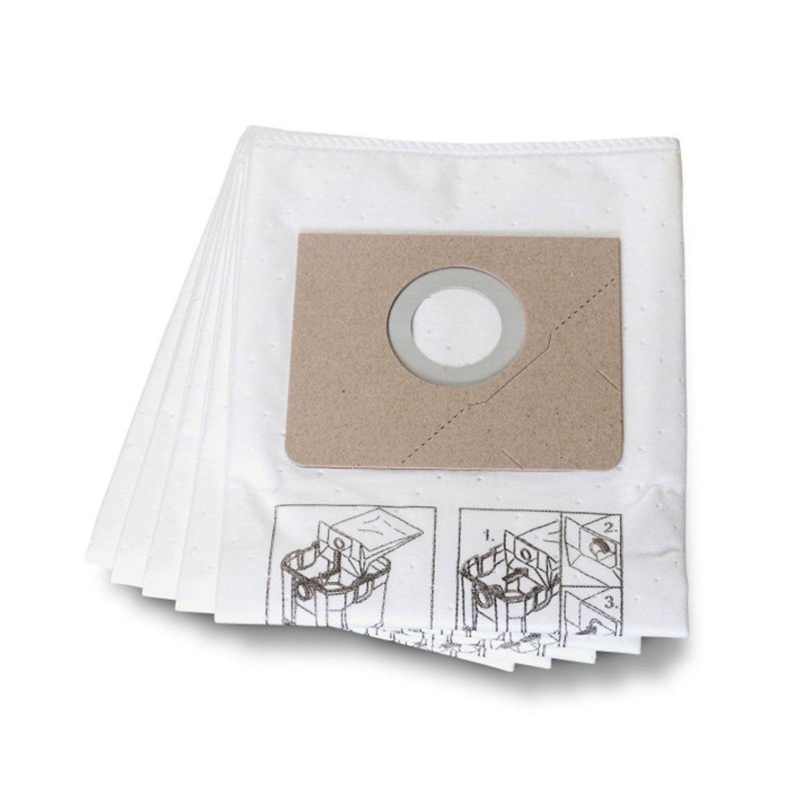 Sacs filtrants non tissés, 5 Pièce(s), NT 30/1