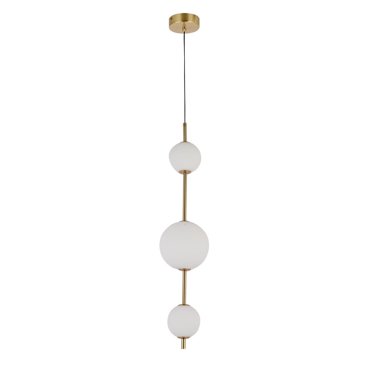 Lampa sufitowa wisząca Dorado złoto-biała LED 10W 3000K-6000K 1040lm wym: 150 x 15 x 15 cm metal Light Prestige