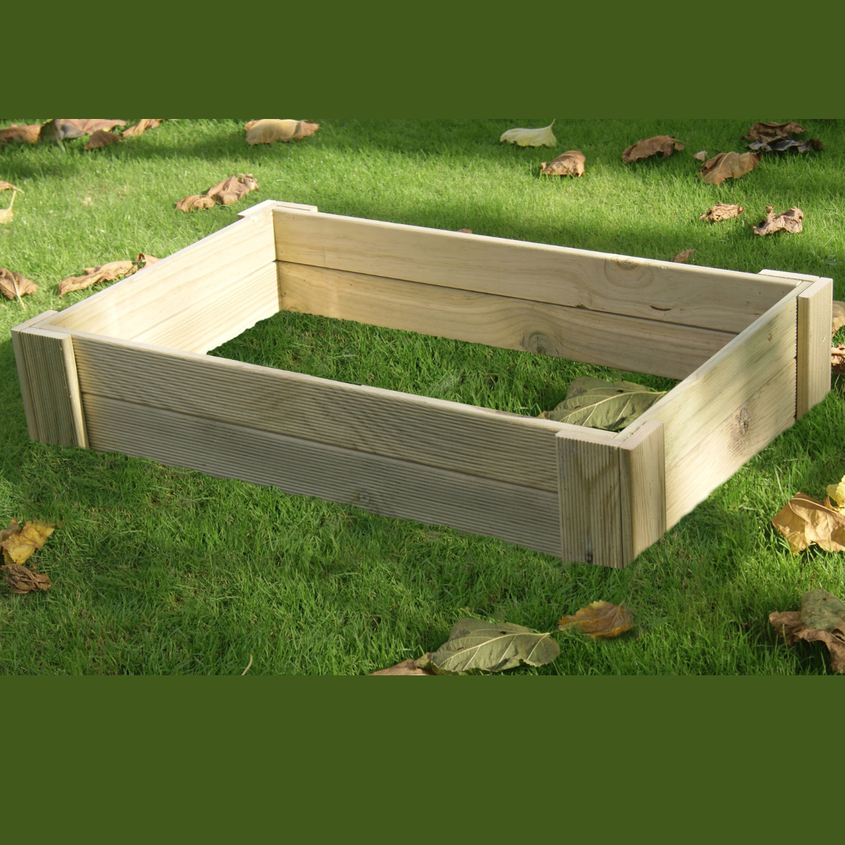 Cassone da Coltivazione Kaira. Altezza di 20 cm. Senza Base. VidaHuerto 120x120x20 cm - 2