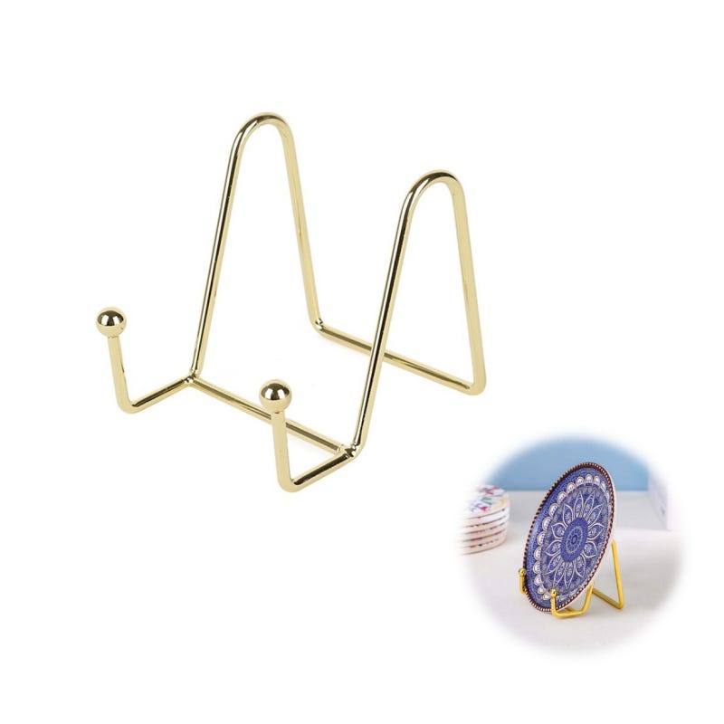 Porte Assiette Chevalet Support Presentoir - 1 Pièces Metal Support Porte Assiette Chevalet Support Presentoir - 1 Pièces Metal Support
