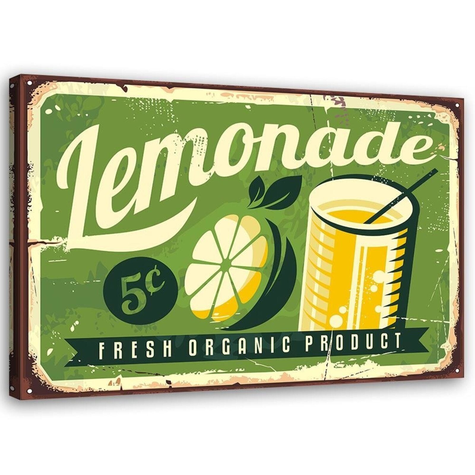 Obraz na płótnie, Retro lemoniada 60x40