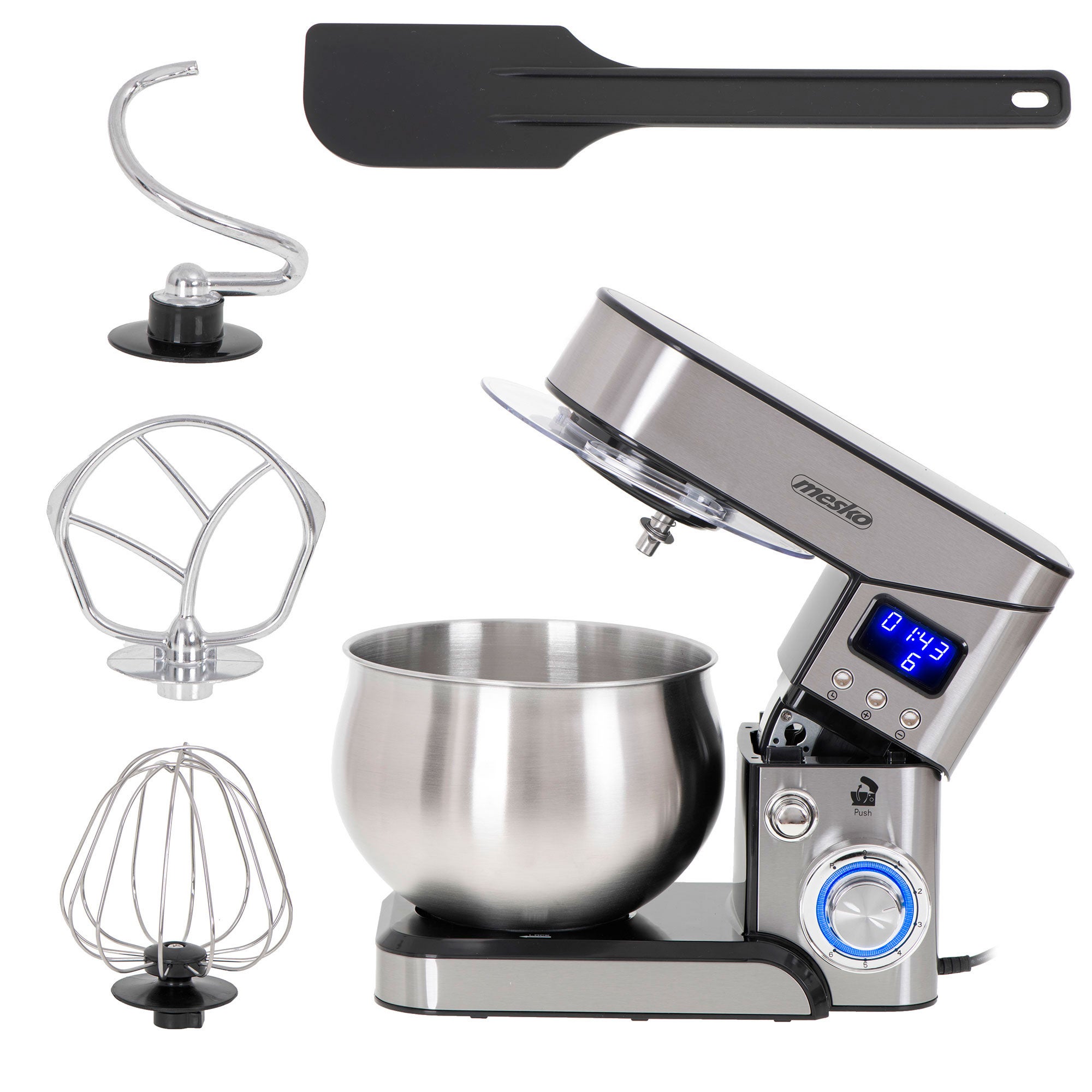 Robot Pâtissier Camry CR4223 - 2000W - Bol Inox 5L - 6 Vitesses - Neuf