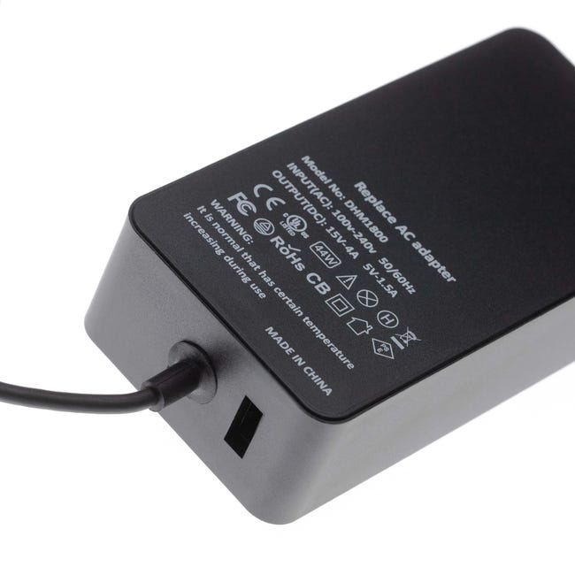 CARICABATTERIA MICROSOFT Surface PRO Laptop 65W da 65W, Nero CARICABATTERIA MICROSOFT Surface PRO Laptop 65W da 65W, Nero