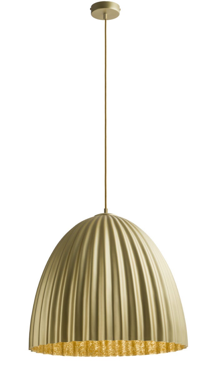 Lampa wisząca Telma złota 1xE27x15W dekoracyjna wym: 116 x 51 x 51 cm kamień SIGMA