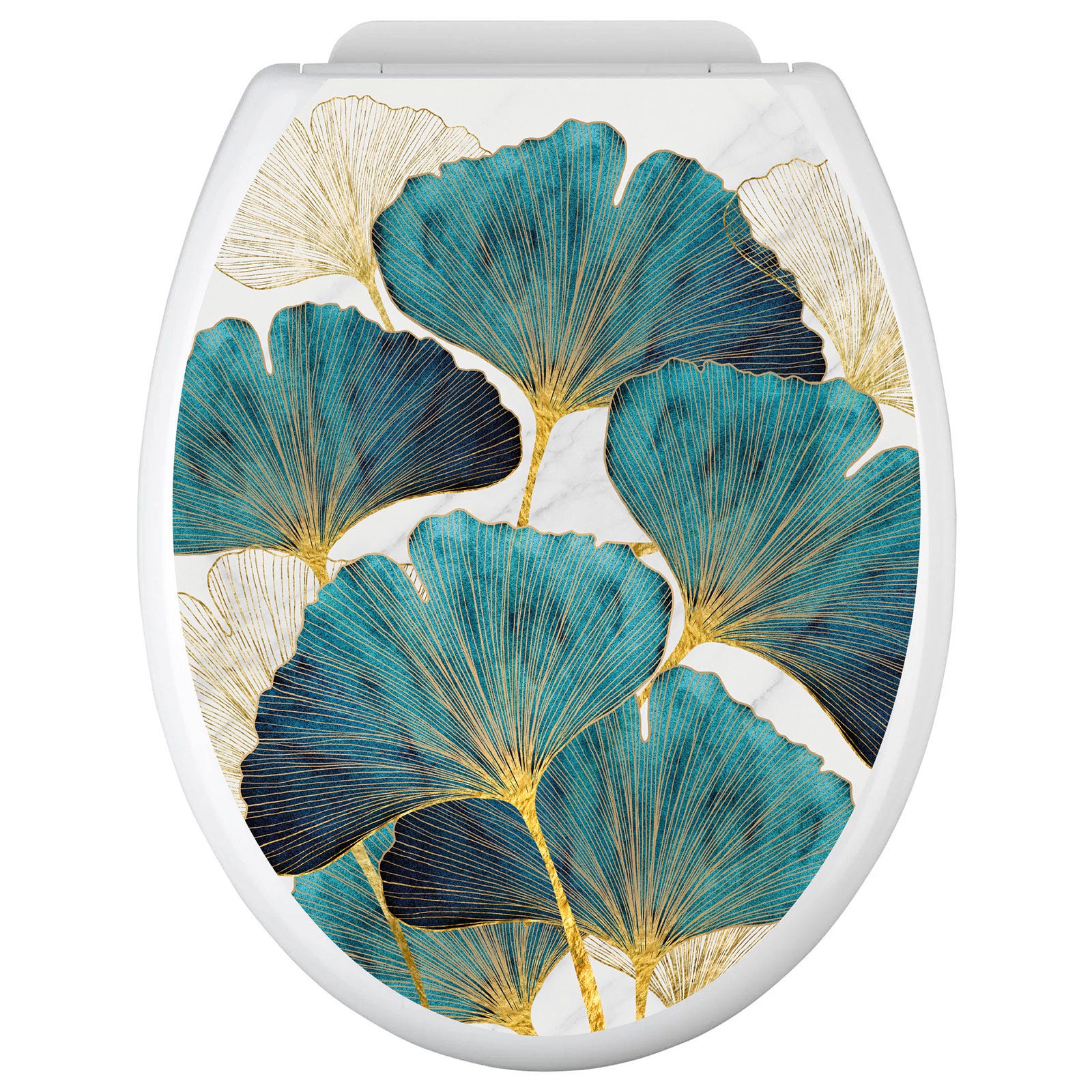 Wc Sliding Sticker Stickers Abattant WC - Feuilles - Adhésif BRILLANT - 35x43 cm | Leroy ...