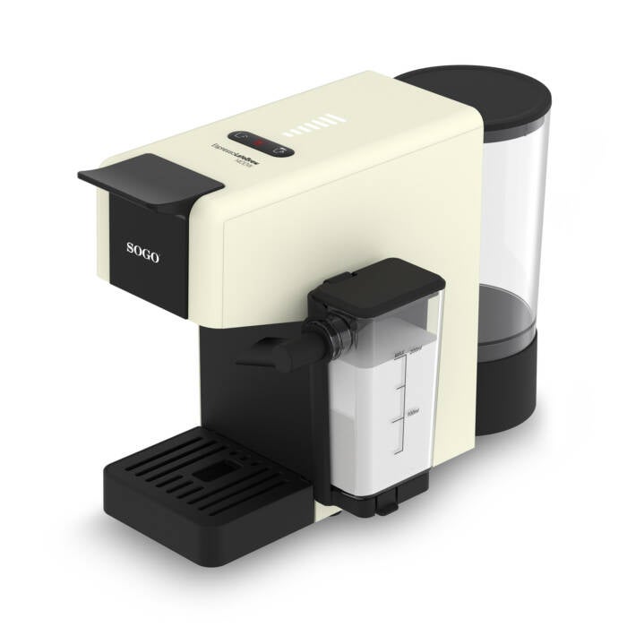 Sogo Cafetera Expreso 4 En 1, Con Tanque De Leche / 1400W Negro , Leroy Merlin