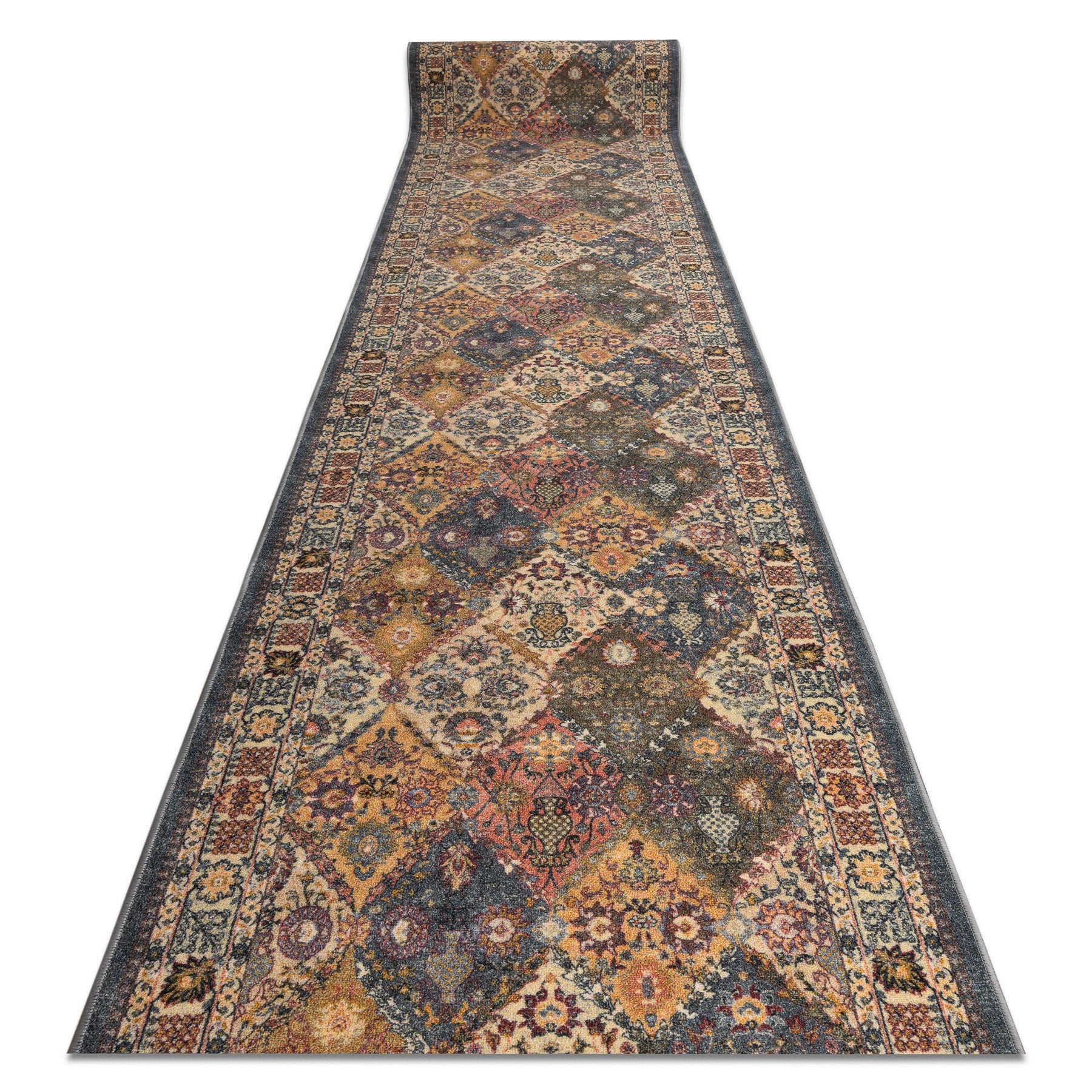 Chodnik podgumowany MODERN CLASSIC klasyczny beż / szary 19 120cm 120x310 cm