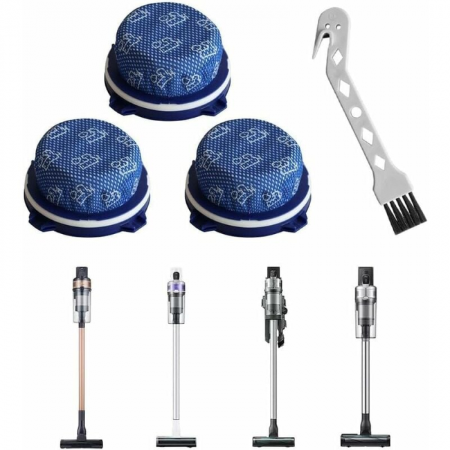 Filtri di ricambio per aspirapolvere Samsung Jet 75 Jet 90 Jet 70 Jet 75+ Jet 60, lavabili e riutilizzabili, di facile manutenzione - 2