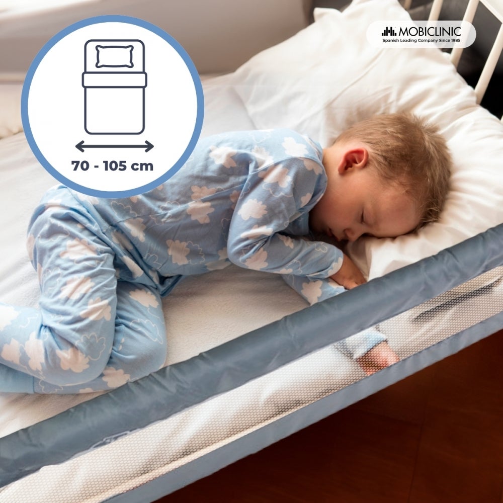 Barrera para cama Mobiclinic 150 x 43,5 cm Plegable Barandilla de seguridad para niños Hasta 25 kg Infantil Dreamy - 6