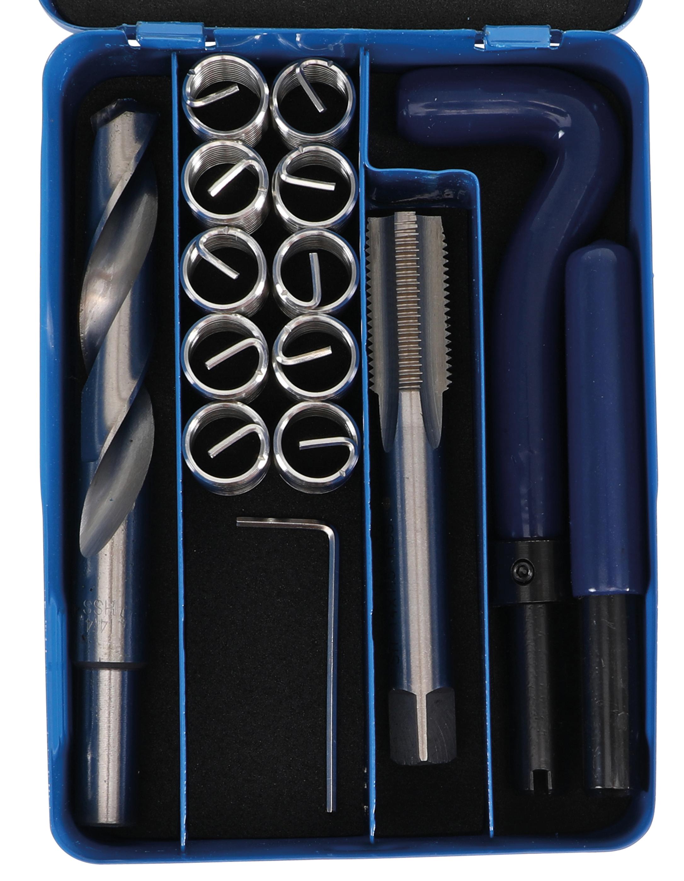 BGS Kit di riparazione per filetti | M11 x 1,5 mm | 14 pz. | Leroy Merlin