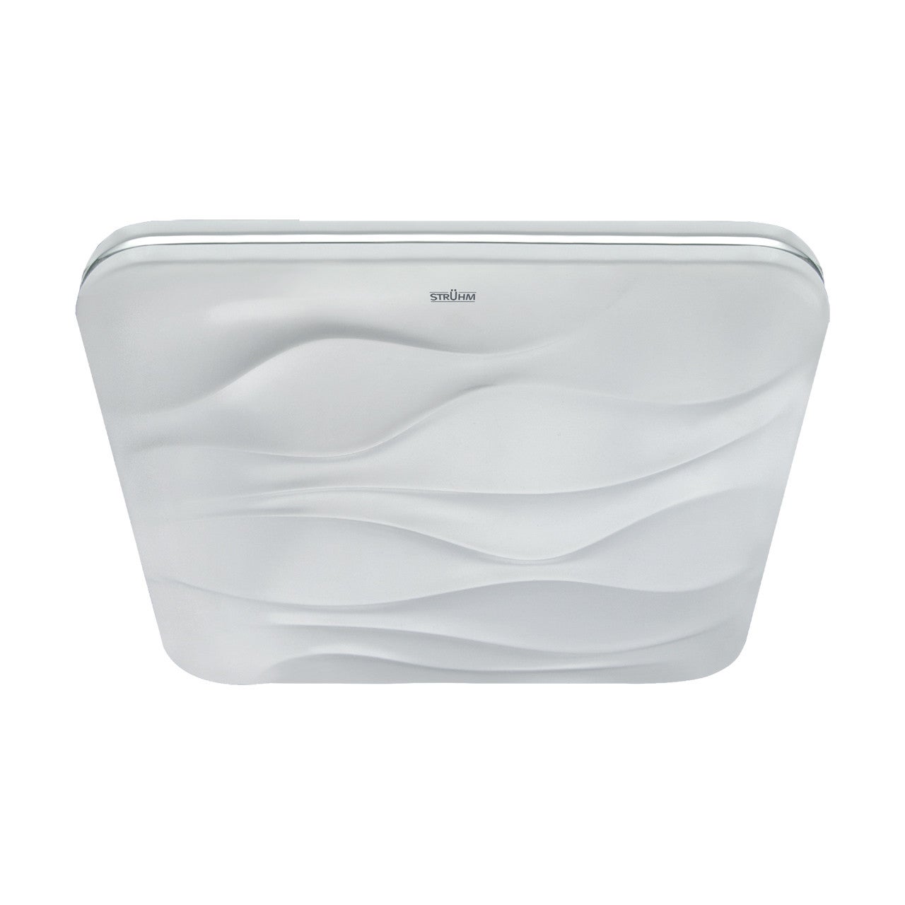 Plafon Klara kwadratowy biały LED 36W 4100K 2210lm wym: 5,6 x 43 cm IP44 tworzywo sztuczne Struhm