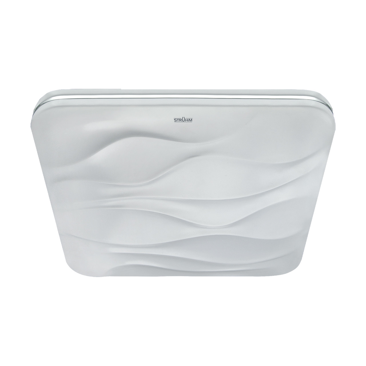 Plafon Klara kwadratowy biały LED 36W 4100K 2210lm wym: 5,6 x 43 cm IP44 tworzywo sztuczne Struhm