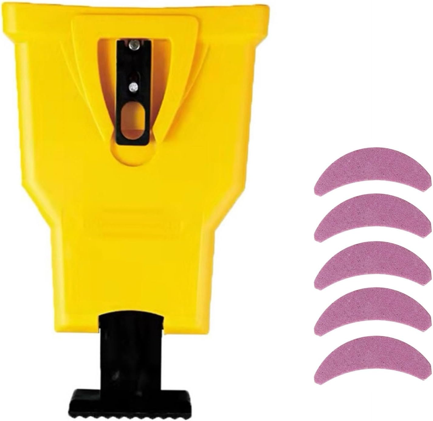 Affûteuse électrique pour chaîne de tronçonneuse, avec 3 têtes de meulage, alimentation secteur, 5 vitesses – pour un affûtage précis des chaînes, ponçage du bois, du jade et du rotin