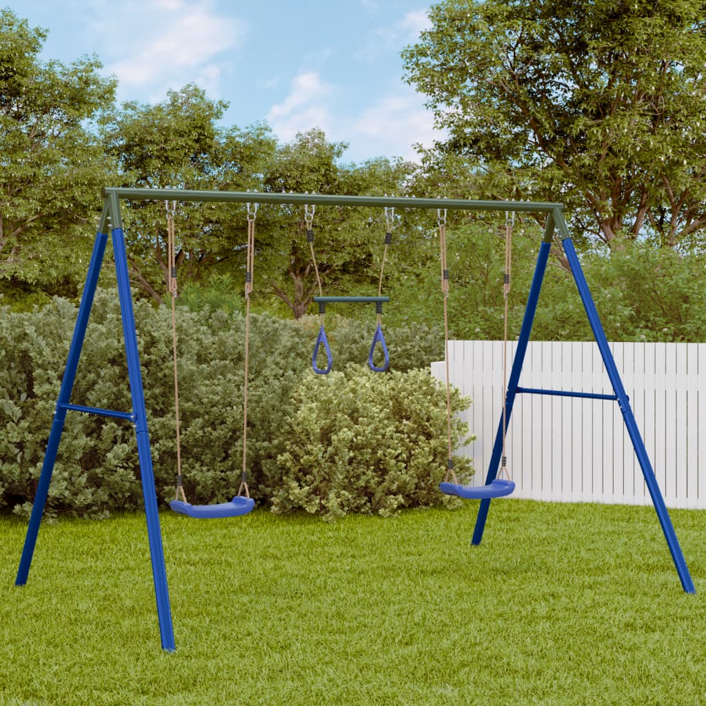 Juegos Exterior Niños Columpio De Trapecio De Madera Con Anillos