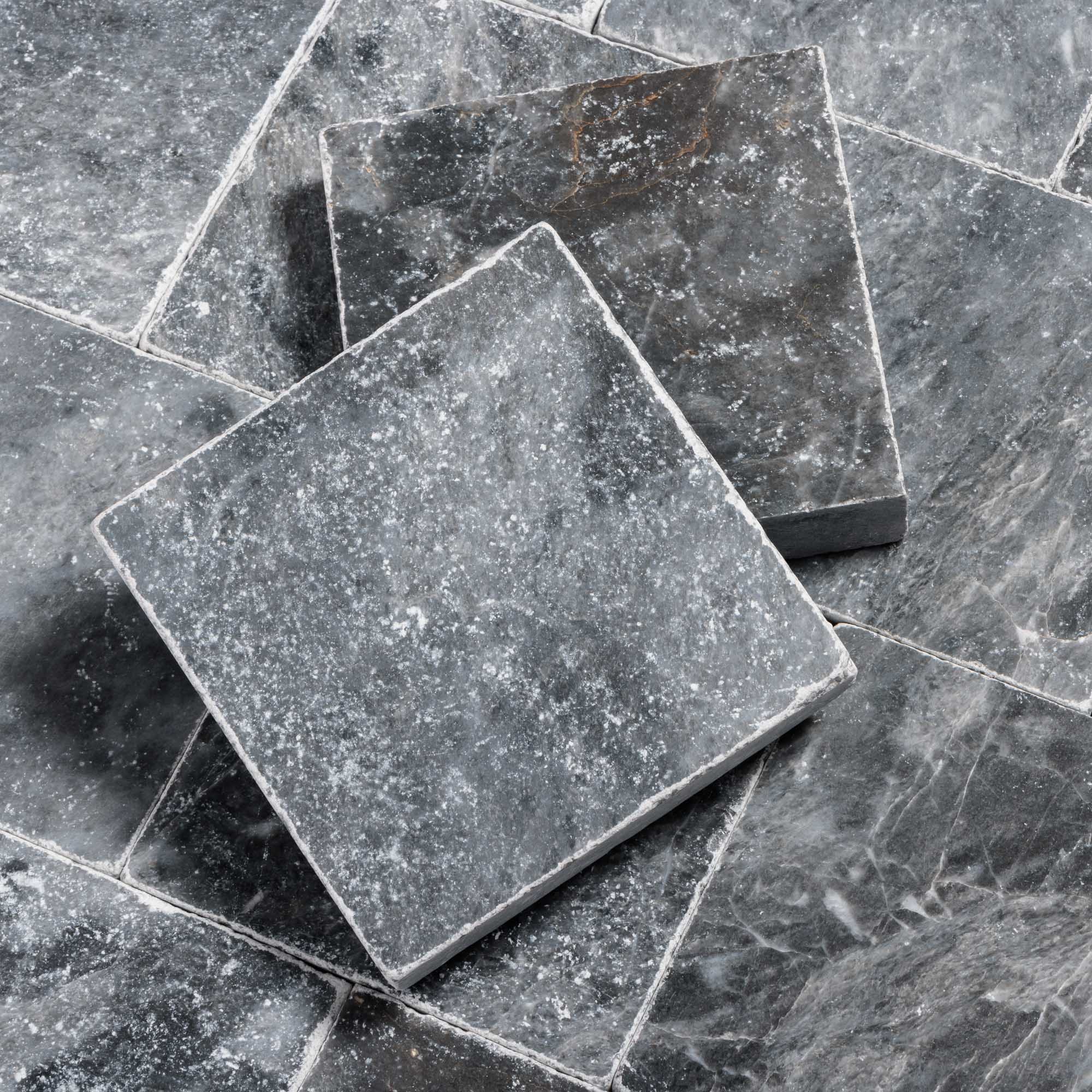 Pavé Pierre d'Adana Gris Bleu Foncé 15,25x15,25x3 cm (vendu au m² - 42 pavés/m²) - RO'MA NATURE - 4