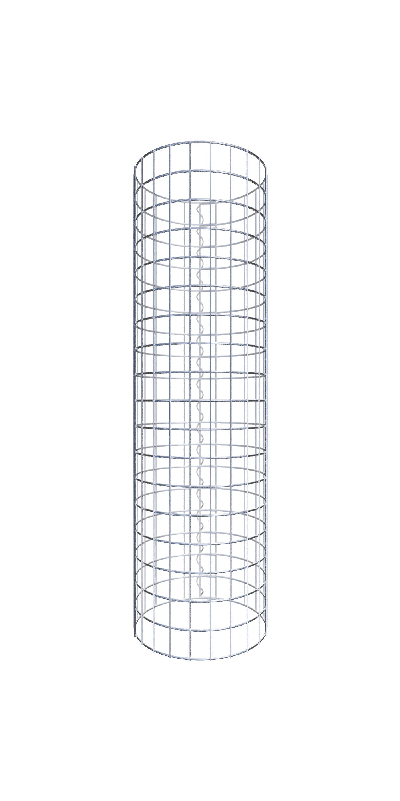 Kolumna gabionowa średnica 37 cm MW 5 x 5 cm okrągła - wysokość: 90 cm