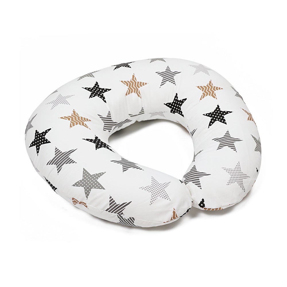 HUIMO Coussin D'Allaitement 4 En 1 Beige - Oreiller Ergonomique Avec Sac De Transport Portable Pour Mamans Et Bébé