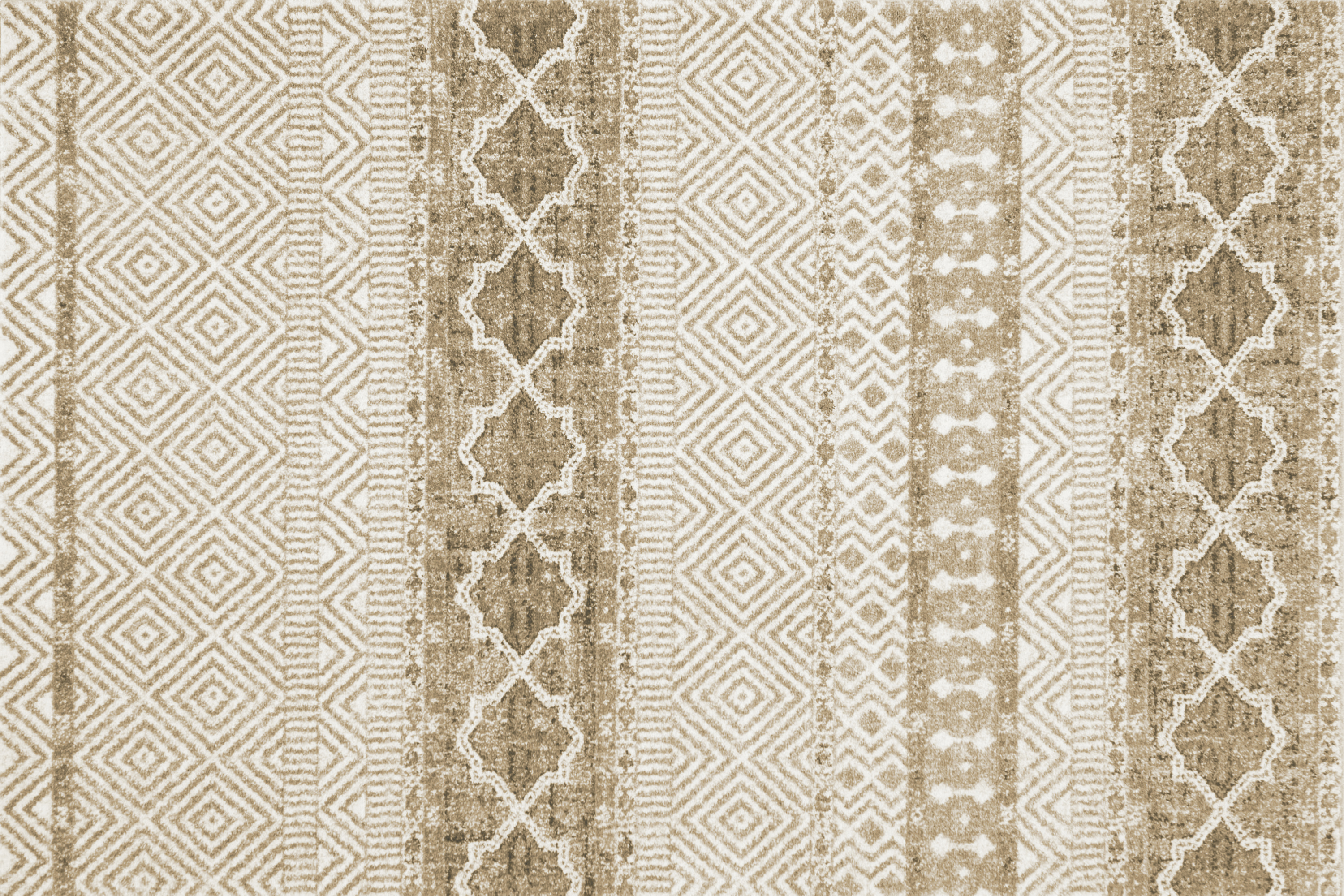 Alfombra de vinilo, marrakech beige 200x300 cm - pvc antideslizante, lisa impresa, vinilica para cocina o salón, lavable
