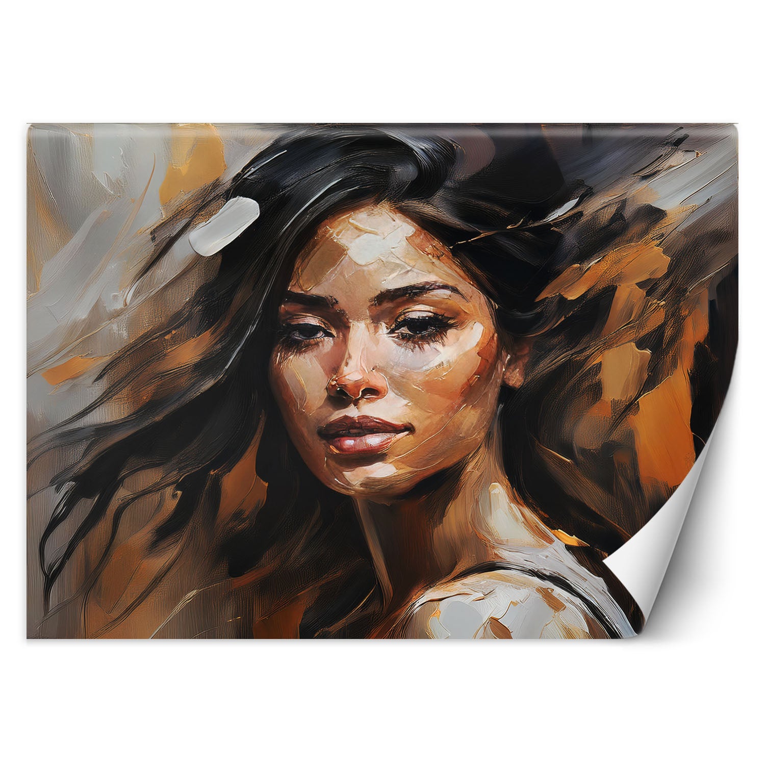 Fototapeta, Kobieta Glamour Brązowy 100x70