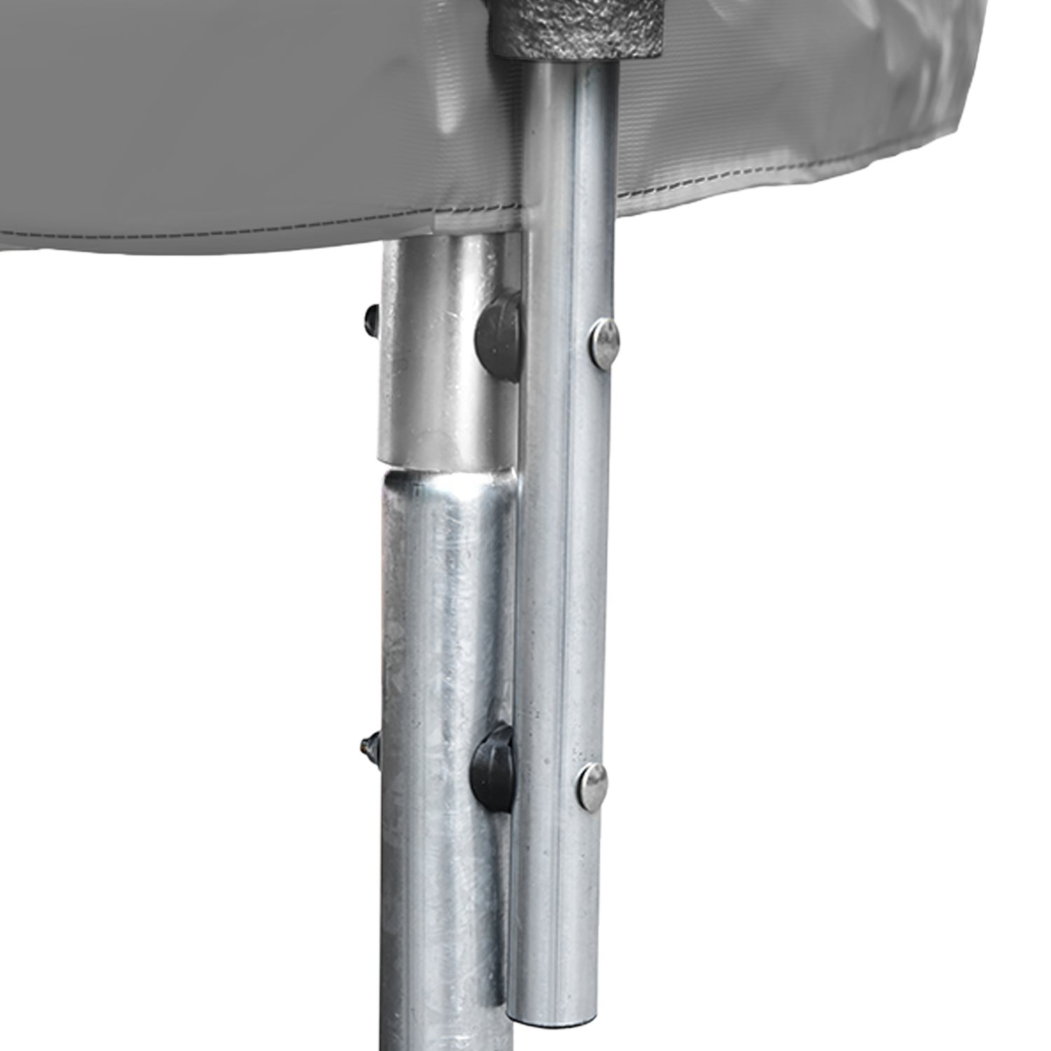 Pacote Premium Trampolim 180cm reversível cinza / rosa CAIRNS + rede, escada, cobertura e kit de ancoragem - 8