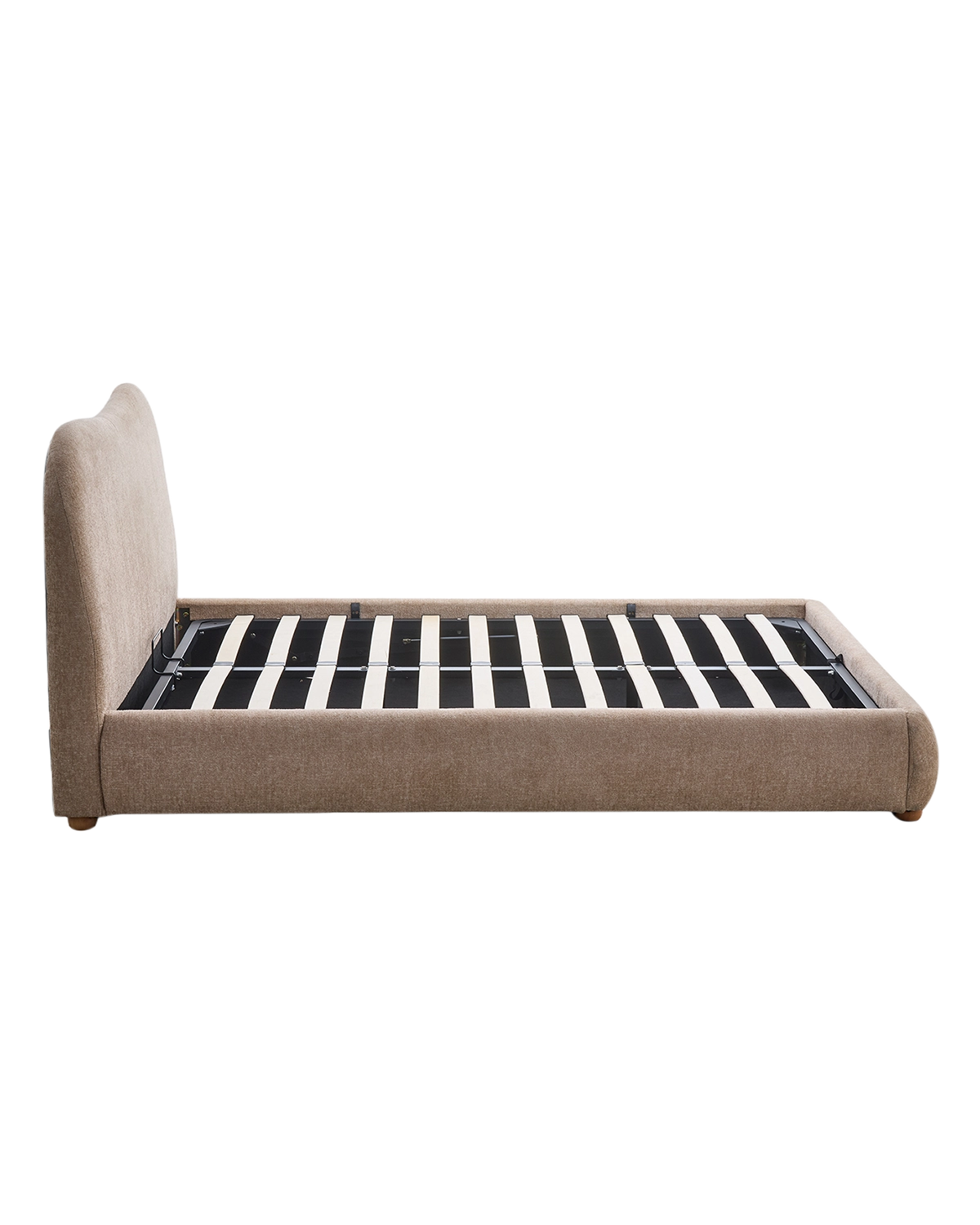 Canapé matrimonio tapizado con cabecero Greta - Color Beige - Homekit - 5