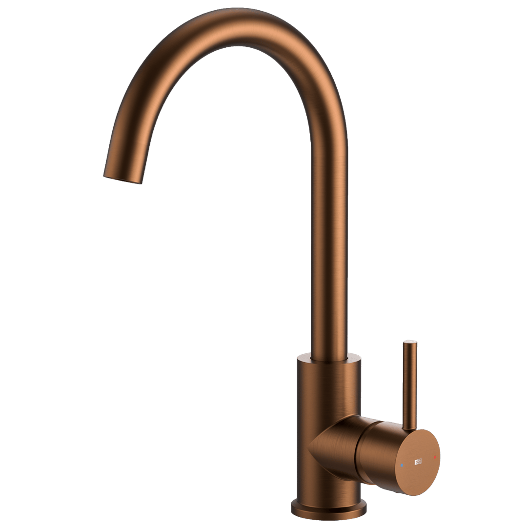 Kiwo bateria zlewozmywakowa szczotkowanego miedzi