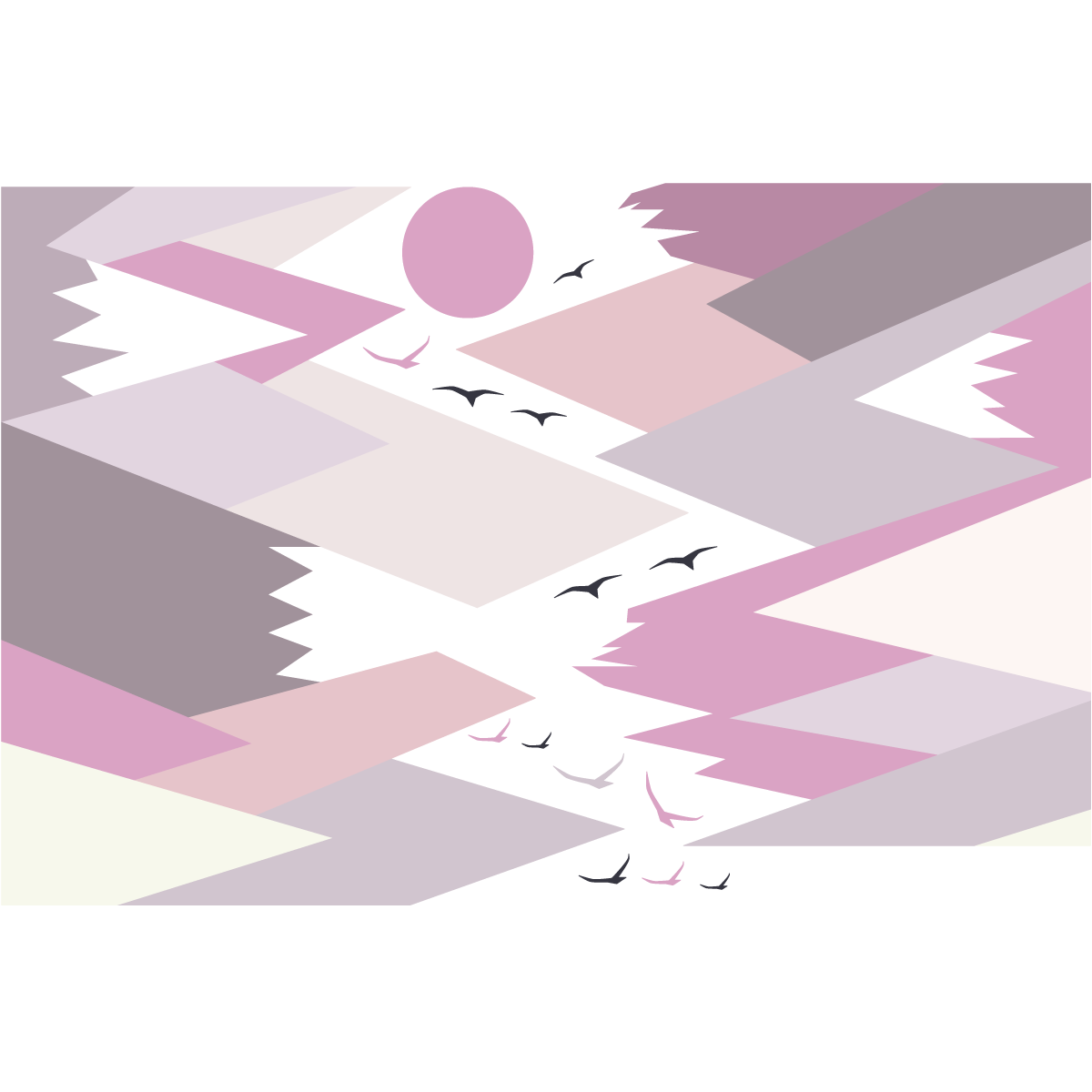 Adesivo bambino di montagna scandinavo larinka - Sticker adesivo - adesivi murali - 50x75cm - 2