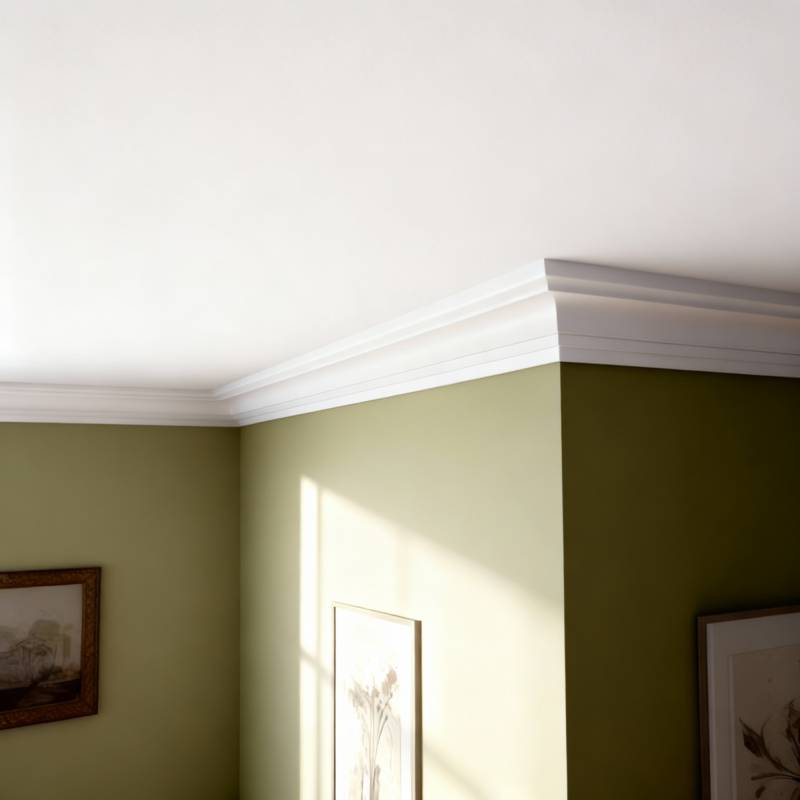 Lot de 36 (72ml) Corniches de Plafond décoratives - Versailles - 200x5x5 cm - 2