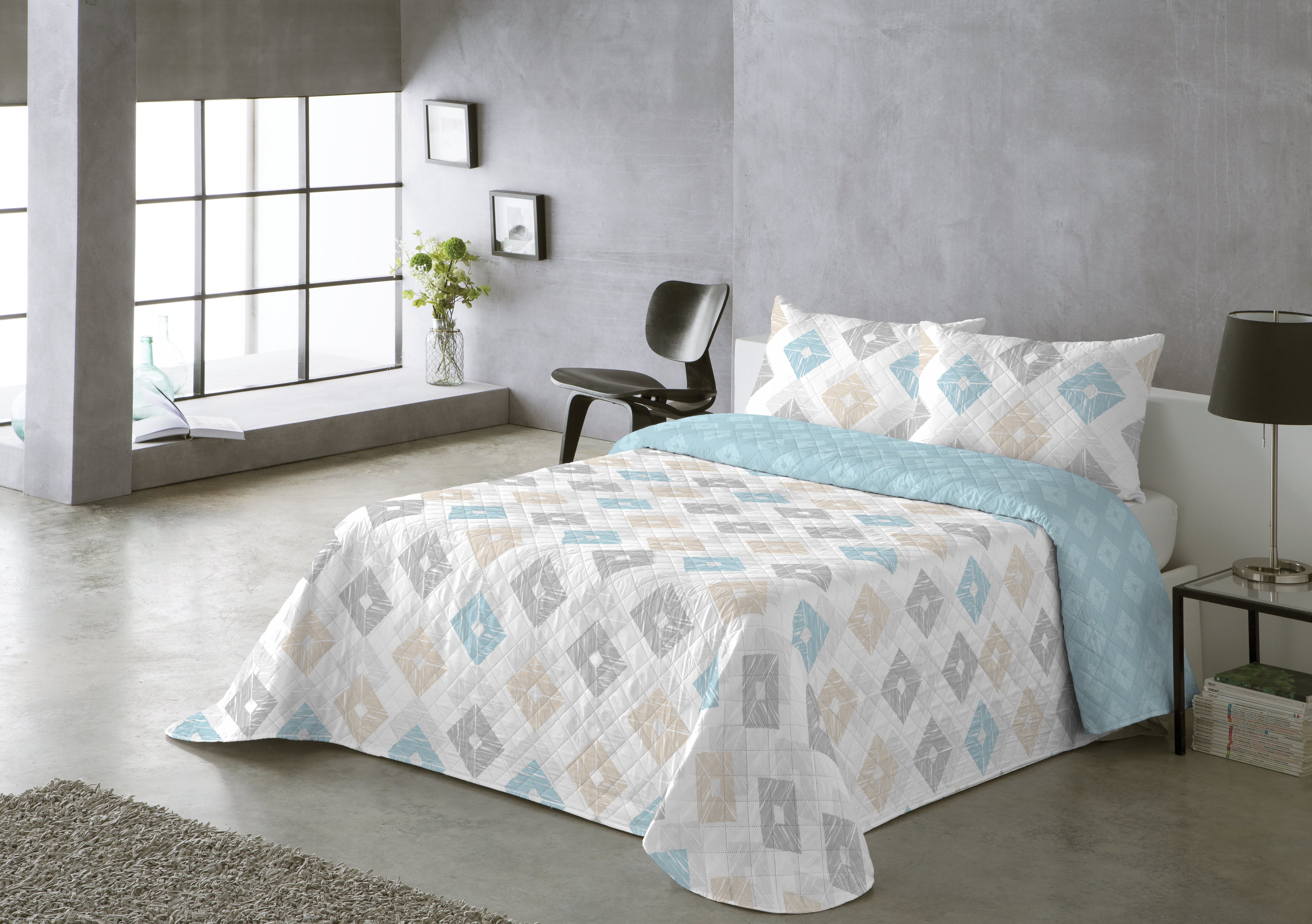 Copriletto Reversibile Trapuntato 240 X 220 Cm - Foto 3