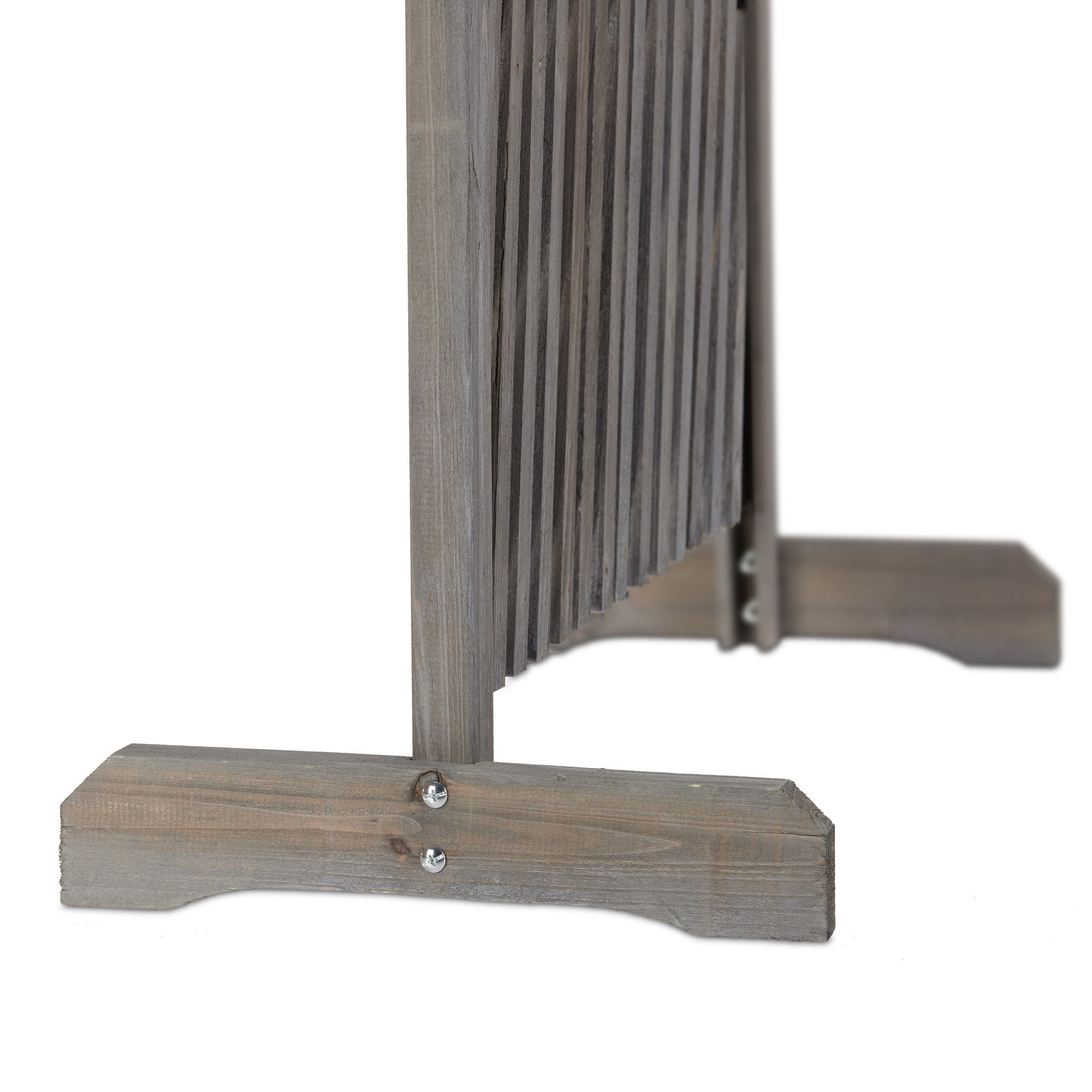 Graticolato in Legno, Allungabile Fino a 200 Metri, per Piante Rampicanti, per Giardini, Balconi, Grigio, Relaxdays - 8