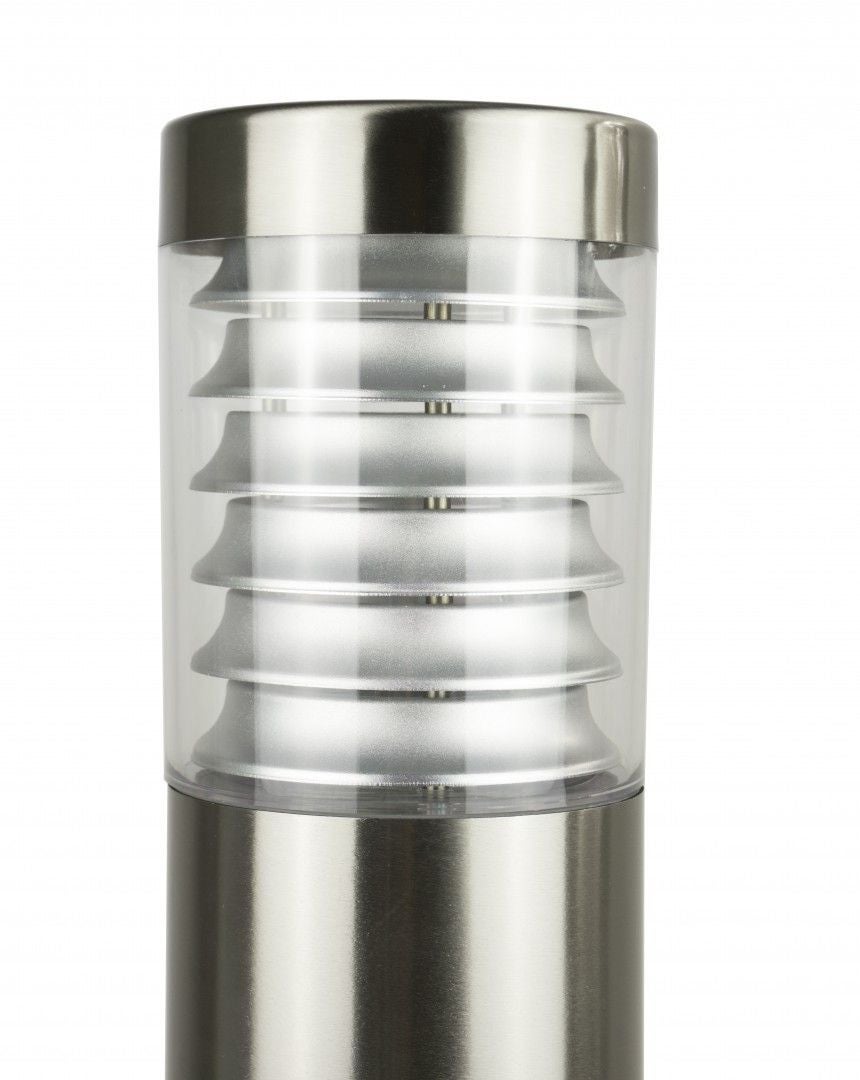 Lampa ogrodowa stojąca Joy srebrna 1xE27x60W IP44 wym: 75 x 11,4 x 11,4 cm metal SU-MA
