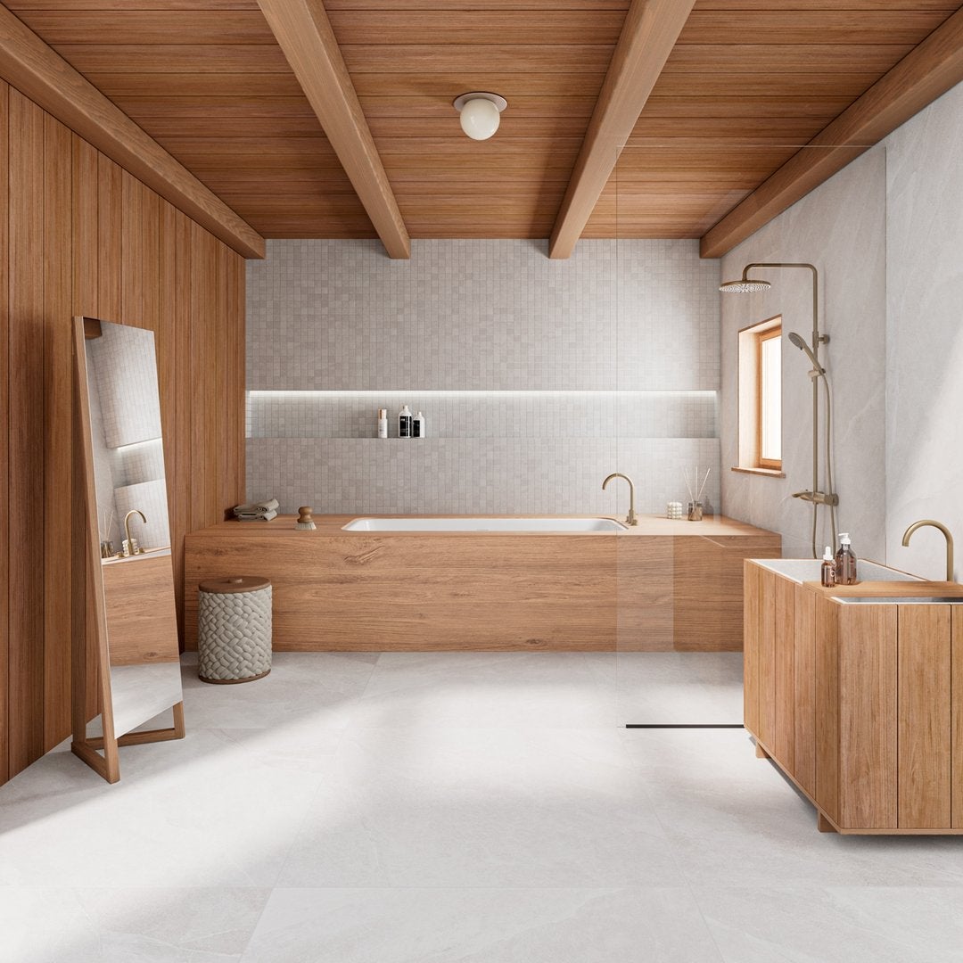 Ardesia Elegante Bianco - Piastrelle 60x120 cm 9 mm - ISA 9000 60x120 MATT R9 9 mm - 2